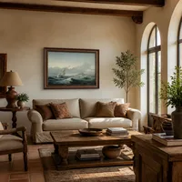 Paysage marin avec voilier en mer rugueuse — Villa italienne