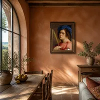 Autoportrait en tant que martyr féminine — Villa italienne