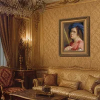 Autoportrait en tant que martyr féminine — Salon baroque