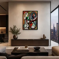 Fille devant le miroir — Penthouse de luxe