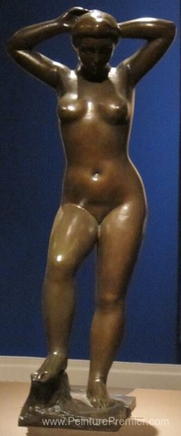 Bather mettant ses cheveux Bather mettant ses cheveux