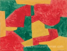 Composizione verte, rouge et jaune Composizione verte, rouge et jaune