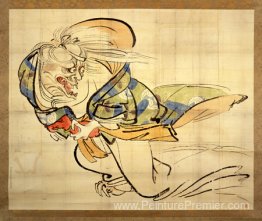 Le démon d'Ibaraki arrache son bras Le démon d'Ibaraki arrache son bras