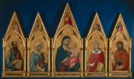 Vierge et enfant avec des saints (Boston Polyptych) Vierge et enfant avec des saints (Boston Polyptych)
