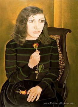 Fille avec des roses Fille avec des roses