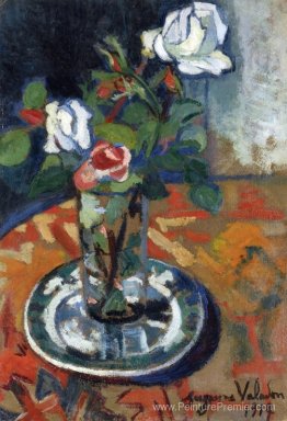 Roses dans un vase Roses dans un vase