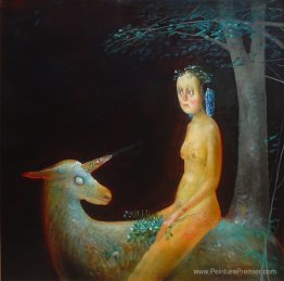 La licorne dans la forêt La licorne dans la forêt
