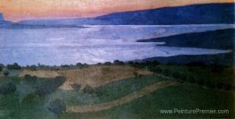 Le lac LEMA, effet de la soirée Le lac LEMA, effet de la soirée
