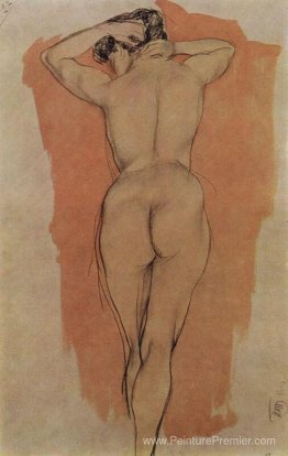 Modèle d'artiste de l'arrière Modèle d'artiste de l'arrière