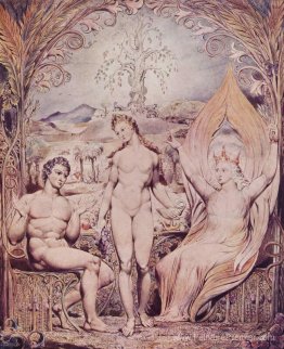 Archange Raphael avec Adam et Eve Archange Raphael avec Adam et Eve