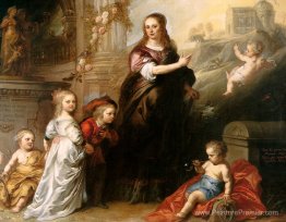 Josina Copes Van Westrum et ses enfants Josina Copes Van Westrum et ses enfants