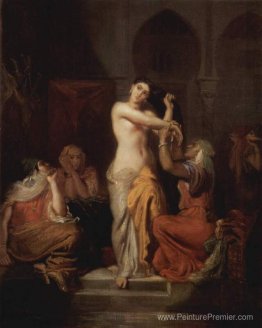 Scène de Harem, Femme Mauresque à sa toilette Scène de Harem, Femme Mauresque à sa toilette