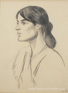 Dessin de portrait de Suzanne Valadon Dessin de portrait de Suzanne Valadon