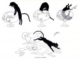 Chat et poisson rouge Chat et poisson rouge