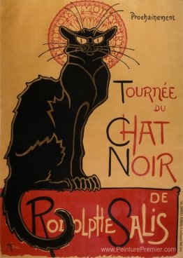 Visite du chat noir de Rodolphe Salis. Visite du chat noir de Rodolphe Salis.