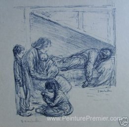 Lithographie familiale Lithographie familiale