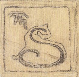 Monogramme de chat Monogramme de chat