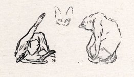 Étude de trois chats Étude de trois chats