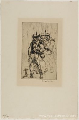 Soldats Sous la Pluie et dans Les Fondrières Soldats Sous la Pluie et dans Les Fondrières