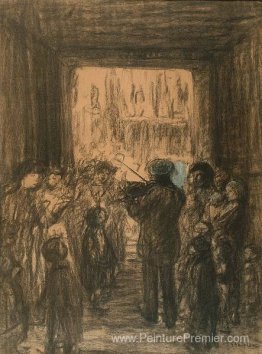 Foule écoutant Fiddler Foule écoutant Fiddler