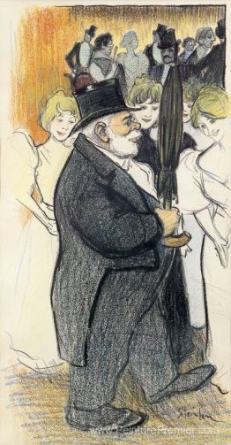 Homme avec parapluie Homme avec parapluie