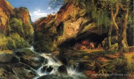 Salvator Rosa esquissant le bantiti Salvator Rosa esquissant le bantiti