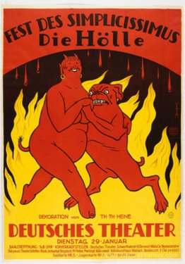 Affiche pour le Festival Simplicissimus Hell (Hölle) Affiche pour le Festival Simplicissimus Hell (Hölle)