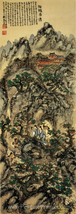 Tomioka Tessai Rencontre avec des femmes immortelles Tomioka Tessai Rencontre avec des femmes immortelles