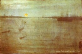 Whistler nocturne bleu et or Southampton Water Whistler nocturne bleu et or Southampton Water