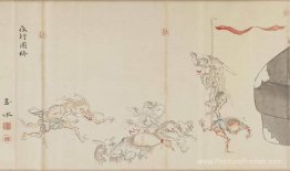 Nuit March d'une centaine de démons (détail) Nuit March d'une centaine de démons (détail)