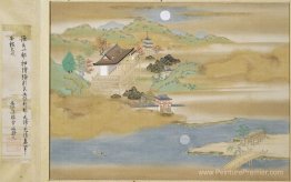 Paysage autour d'Ishiyama-dera et du lac Biwa Paysage autour d'Ishiyama-dera et du lac Biwa