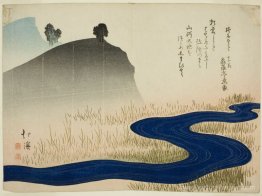 Un paysage montagneux avec un ruisseau Un paysage montagneux avec un ruisseau