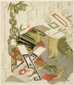 Nature morte avec masque de singe Nature morte avec masque de singe