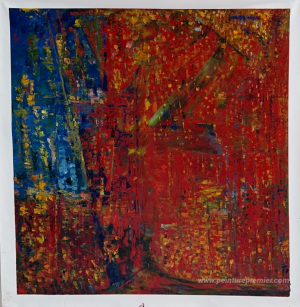Sans titre (jaune, rouge et bleu)