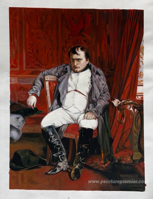 Napoléon Bonaparte abdiqué à Fontainebleau