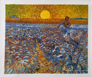 Le semeur (semeur avec soleil couchant)