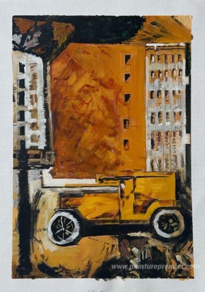 Le camion jaune