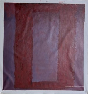 Rouge sur marron