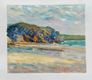 La plage de Morgat, finistre