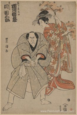 Les acteurs Ichikawa Danzō et Ichikawa Danzaburō Les acteurs Ichikawa Danzō et Ichikawa Danzaburō