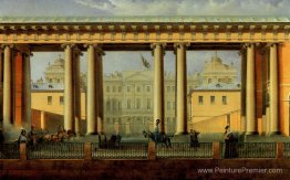 Vue du palais d'Anichkov depuis la rivière Fontanka Vue du palais d'Anichkov depuis la rivière Fontanka