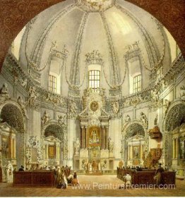 Intérieur de l'église trinitaire à Vilnius, Lituanie Intérieur de l'église trinitaire à Vilnius, Lituanie