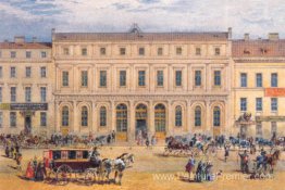 Vue du grand magasin Passazh en 1848 Vue du grand magasin Passazh en 1848