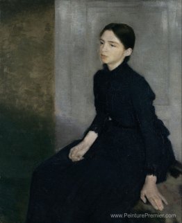 Portrait d'une jeune femme. La sœur de l'artiste Anna Hammershøi Portrait d'une jeune femme. La sœur de l'artiste Anna Hammershøi