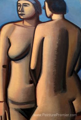 Deux nus féminines Deux nus féminines