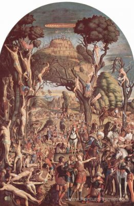 La crucifixion et la glorification les dix mille martyrs sur le La crucifixion et la glorification les dix mille martyrs sur le