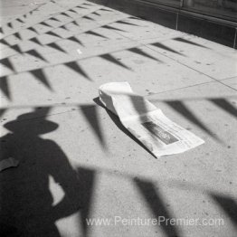 Chicago (Vivian’s Shadow with Flags), juillet 1970 Chicago (Vivian’s Shadow with Flags), juillet 1970