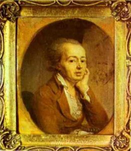 Portrait de l'artiste Dmitry Levitzky Portrait de l'artiste Dmitry Levitzky