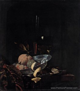Nature morte avec des fruits, de la verrerie et un bol Wanli Nature morte avec des fruits, de la verrerie et un bol Wanli