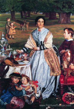 Lady Fairbairn avec ses enfants Lady Fairbairn avec ses enfants